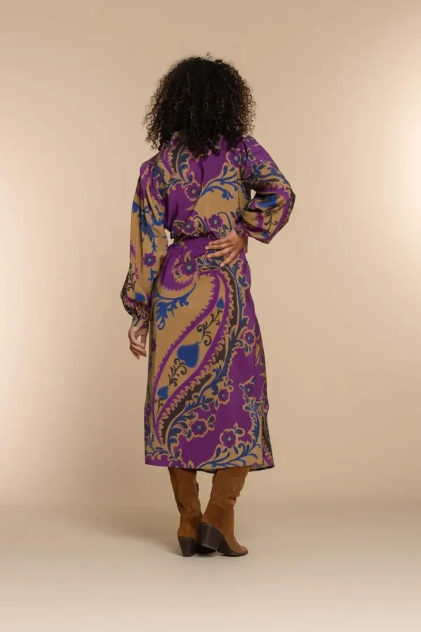 Vrouwen Geisha Fashion Dress Navy
