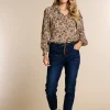 Vrouwen Geisha Fashion Geisha 7/8 Broek 11807-10 Blue Denim