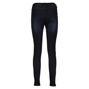 Vrouwen Geisha Fashion Geisha 7/8 Jog Jeans Zippers 21515-10 Blue/Black Denim