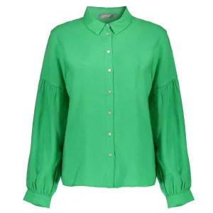 Vrouwen Geisha Fashion Geisha Blouse Raglan/Balloon Sleeves 23550-81 Groen