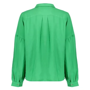Vrouwen Geisha Fashion Geisha Blouse Raglan/Balloon Sleeves 23550-81 Groen