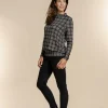 Vrouwen Geisha Fashion Geisha Cargo Jog Denim Jeans 21724-10 Zwart