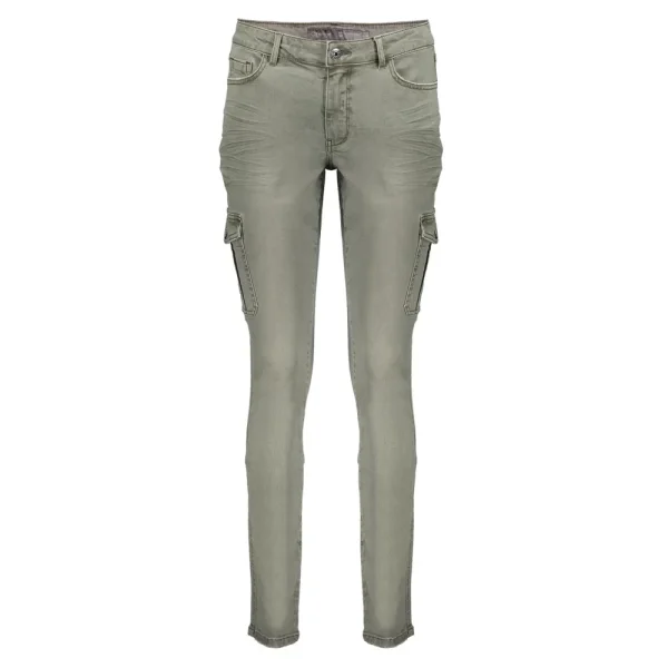 Vrouwen Geisha Fashion Geisha Cargo Jog Denim Jeans 21724-10 Army
