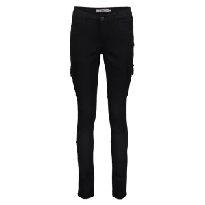 Vrouwen Geisha Fashion Geisha Cargo Jog Denim Jeans 21724-10 Zwart