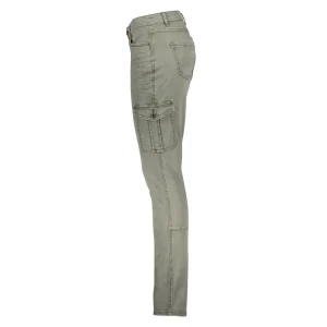 Vrouwen Geisha Fashion Geisha Cargo Jog Denim Jeans 21724-10 Army