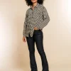 Vrouwen Geisha Fashion Geisha Checkered Blouse 23578-26 Zwart