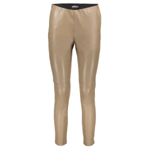Vrouwen Geisha Fashion Geisha Chique Pu Broek 01849-19 Dark Sand