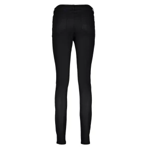 Vrouwen Geisha Fashion Geisha Coated Jog Slim Fit Jeans 21502-10 Zwart