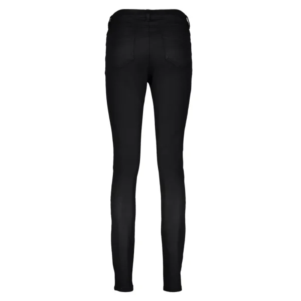 Vrouwen Geisha Fashion Geisha Coated Jog Slim Fit Jeans 21502-10 Zwart