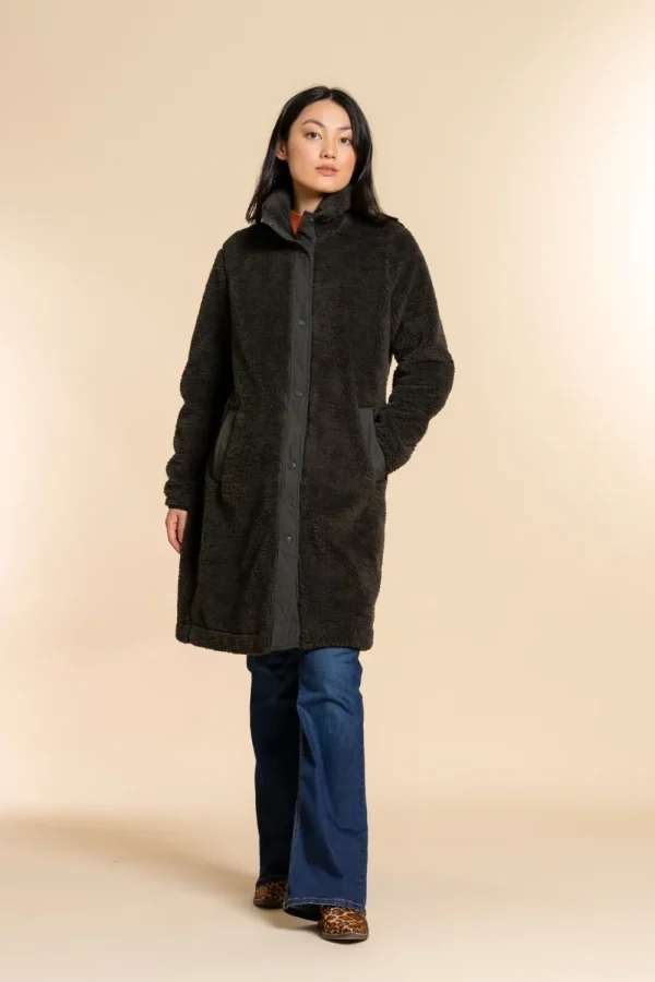 Vrouwen Geisha Fashion Geisha Comfy Teddy Jas 28551-12 Army