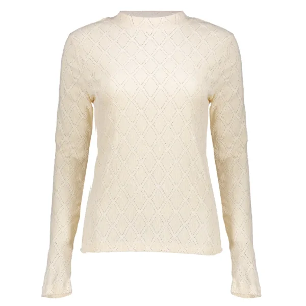 Vrouwen Geisha Fashion Geisha Dames Ajour Gebreide Top 32532-45 Off-White