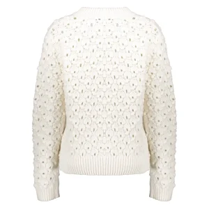 Vrouwen Geisha Fashion Geisha Dames Ajour Gebreide Trui 34503-10 Off-White
