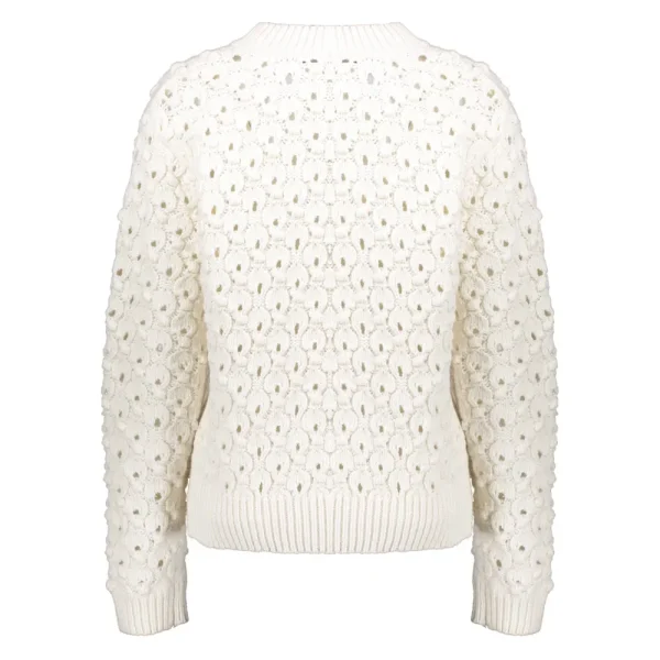 Vrouwen Geisha Fashion Geisha Dames Ajour Gebreide Trui 34503-10 Off-White