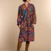 Vrouwen Geisha Fashion Geisha Dames A-Lijn Jurk 37605-20 Oranje