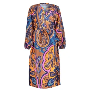 Vrouwen Geisha Fashion Geisha Dames A-Lijn Jurk 37605-20 Oranje