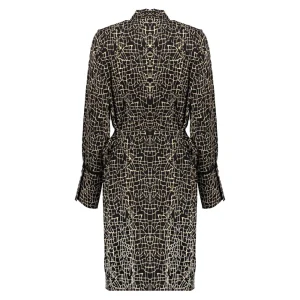 Vrouwen Geisha Fashion Geisha Dames A-Lijn Jurk Met Print 37570-26 Zwart
