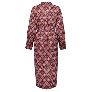 Vrouwen Geisha Fashion Geisha Dames A-Lijn Jurk Met Print 37601-20 Zwart