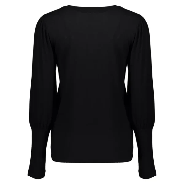 Vrouwen Geisha Fashion Geisha Dames Basic Uni Trui Met Pofmouwen 32570-24 Zwart