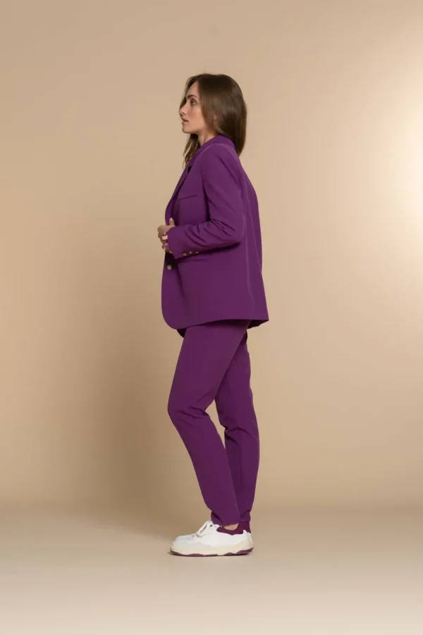 Vrouwen Geisha Fashion Geisha Dames Blazer 35546-32 Paars