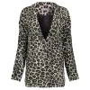 Vrouwen Geisha Fashion Geisha Dames Blazer Met Panterprint 85585-20 Army