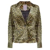 Vrouwen Geisha Fashion Geisha Dames Blazer Met Panterprint 85820-21 Gold