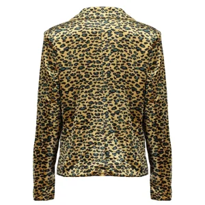 Vrouwen Geisha Fashion Geisha Dames Blazer Met Panterprint 85820-21 Gold