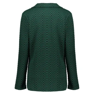 Vrouwen Geisha Fashion Geisha Dames Blazer Met Print 35570-20 Groen