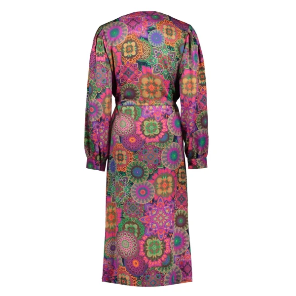Vrouwen Geisha Fashion Geisha Dames Blouse Jurk Met Kleurrijke Print 37641-20 Roze