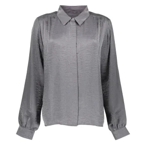 Vrouwen Geisha Fashion Geisha Dames Blouse Met Glans 33650-20 Anthracite