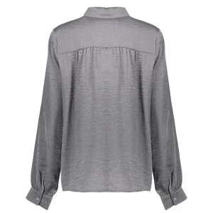 Vrouwen Geisha Fashion Geisha Dames Blouse Met Glans 33650-20 Anthracite