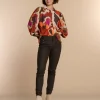 Vrouwen Geisha Fashion Geisha Dames Blouse Met Print 33688-20 Off-White