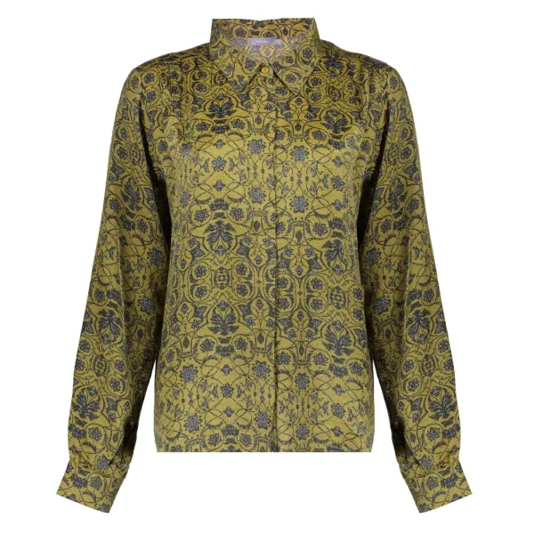 Vrouwen Geisha Fashion Geisha Dames Blouse Met Print 33646-20 Cactus