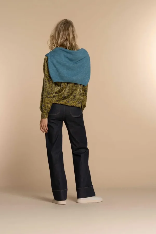 Vrouwen Geisha Fashion Geisha Dames Blouse Met Print 33646-20 Cactus