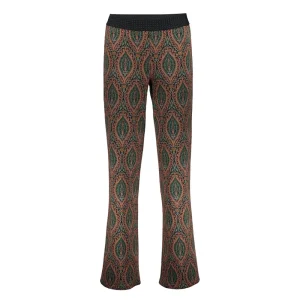 Vrouwen Geisha Fashion Geisha Dames Broek Met Paisley Print 31952-20 Zwart