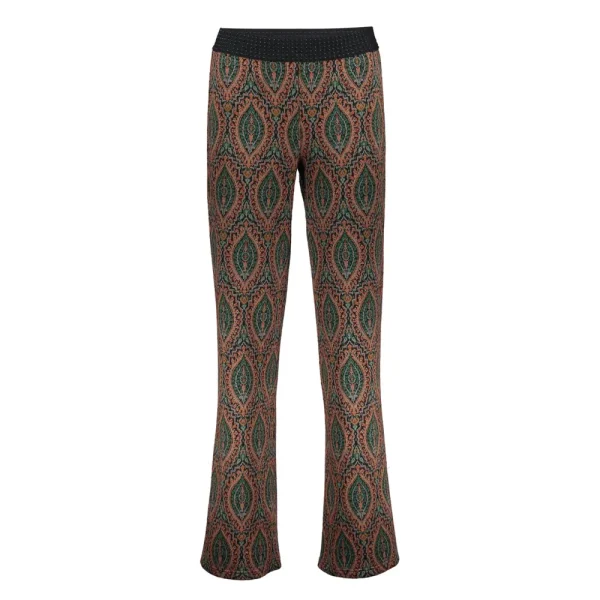Vrouwen Geisha Fashion Geisha Dames Broek Met Paisley Print 31952-20 Zwart