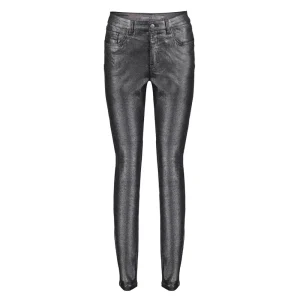 Vrouwen Geisha Fashion Geisha Dames Coated Skinny Jeans 31805-10 Silver