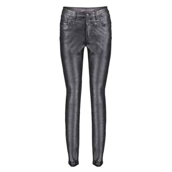 Vrouwen Geisha Fashion Geisha Dames Coated Skinny Jeans 31805-10 Silver