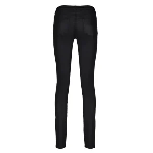 Vrouwen Geisha Fashion Geisha Dames Coated Skinny Jeans 81803-10 Zwart