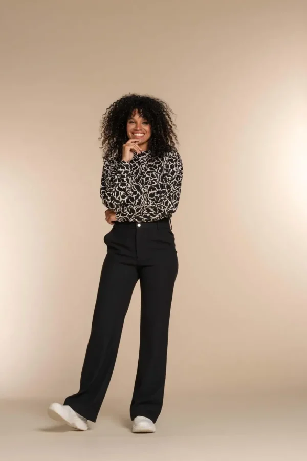Vrouwen Geisha Fashion Geisha Dames Comfy Broek 31580-21 Zwart