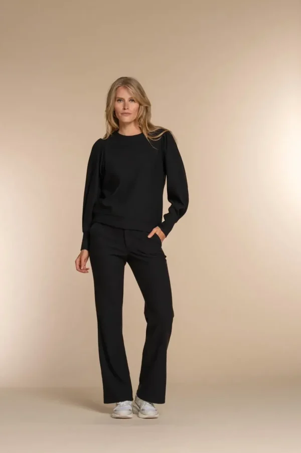 Vrouwen Geisha Fashion Geisha Dames Comfy Top 32550-21 Zwart