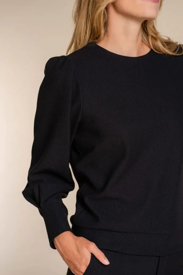Vrouwen Geisha Fashion Geisha Dames Comfy Top 32550-21 Zwart