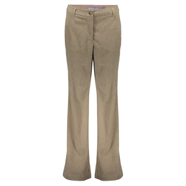 Vrouwen Geisha Fashion Geisha Dames Corduroy Broek 31532-10 Taupe