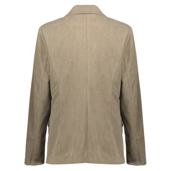 Vrouwen Geisha Fashion Geisha Dames Corduroy Double-Breasted Blazer 35513-10 Taupe