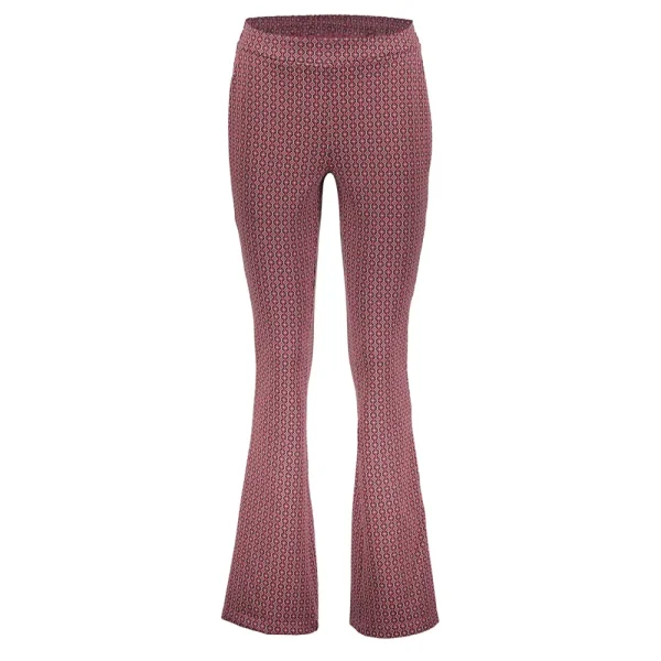 Vrouwen Geisha Fashion Geisha Dames Flared Broek Met Jacquard Print 31858-70 Fuchsia