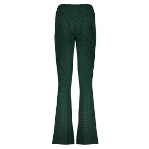 Vrouwen Geisha Fashion Geisha Dames Flared Broek Met Ruit Print 31650-20 Groen