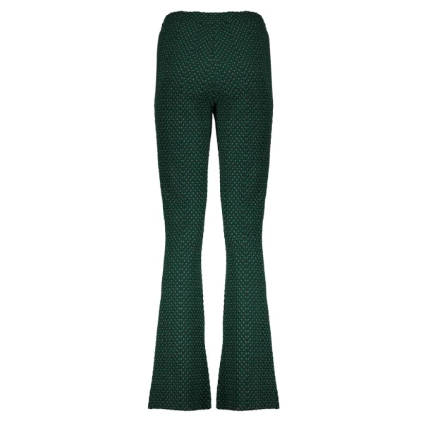 Vrouwen Geisha Fashion Geisha Dames Flared Broek Met Ruit Print 31650-20 Groen