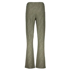 Vrouwen Geisha Fashion Geisha Dames Flared Broek 31870-47 Olive