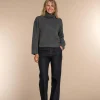 Vrouwen Geisha Fashion Geisha Dames Flared Jeans 31802-10 Dark Blue Denim