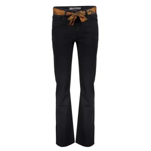 Vrouwen Geisha Fashion Geisha Dames Flared Jeans 31516-10 Black Denim