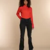 Vrouwen Geisha Fashion Geisha Dames Flared Jeans 31596-50 Belle Black Denim